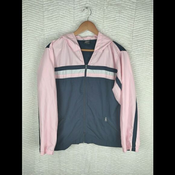 Vintage 90's Argee Windbreaker Zip Jacket Sz Large - Picture 1 of 7